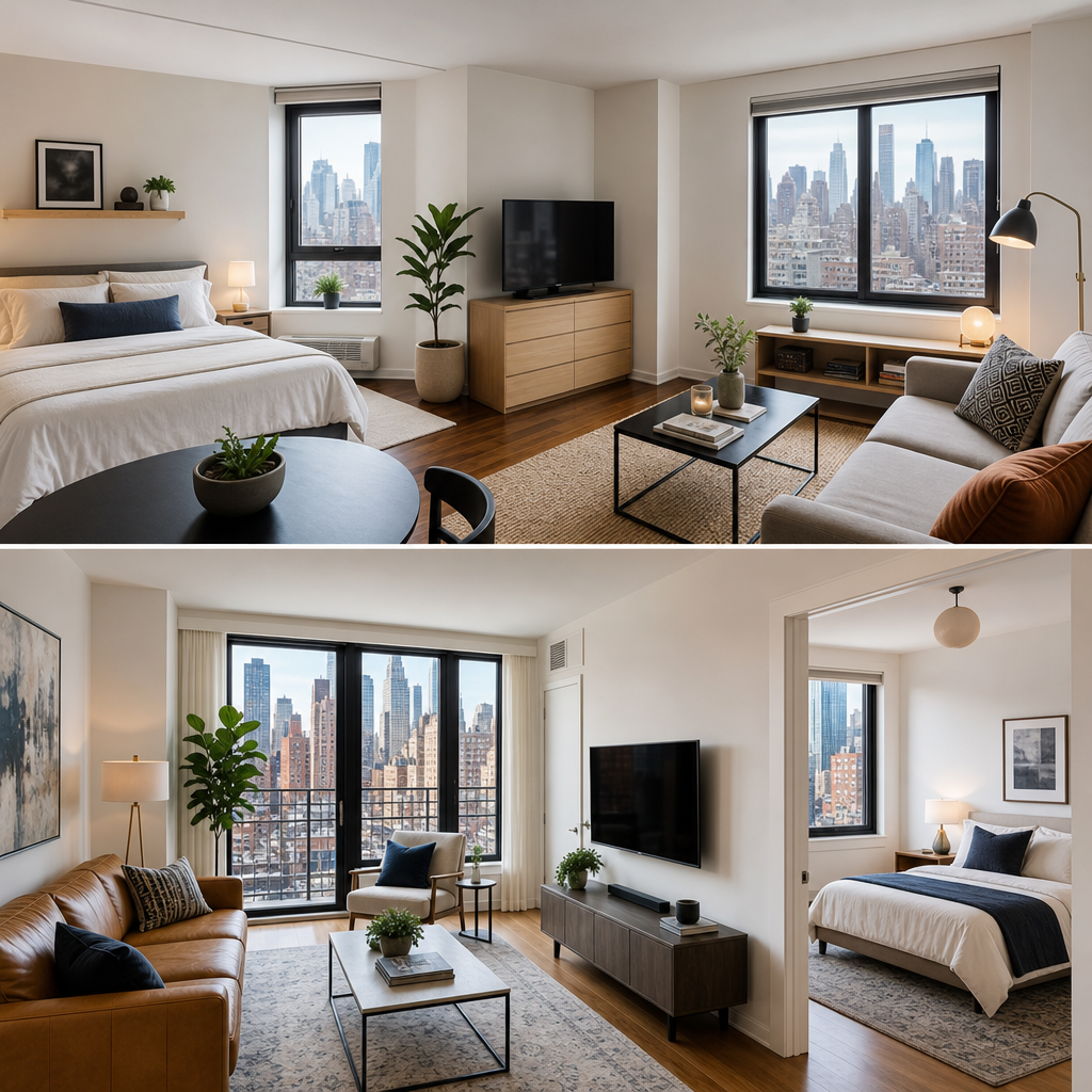 Studio vs. One-Bedroom Apartments in New York City